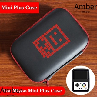 Amber กระเป๋าคอนโซลเกม ขนาดเล็ก แบบพกพา ทนทาน กันน้ํา สไตล์เรโทร สําหรับ Miyoo Mini Plus