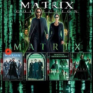 DVD The Matrix ภาค 1-4 DVD Master เสียงไทย (เสียง ไทย/อังกฤษ ซับ ไทย/อังกฤษ) DVD