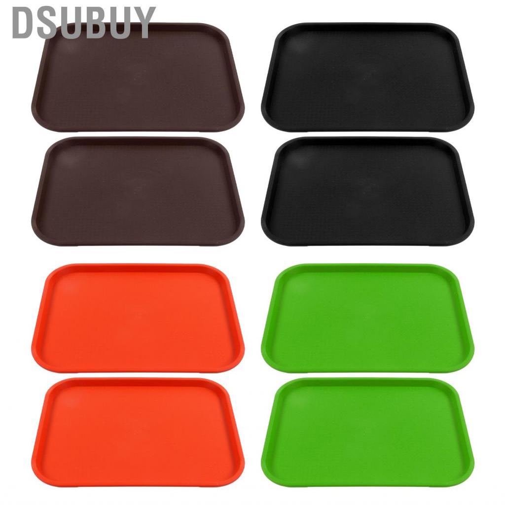 dsubuy-2pcs-set-fast-tray-plastic-kitchen-serving-restaurant-accessory