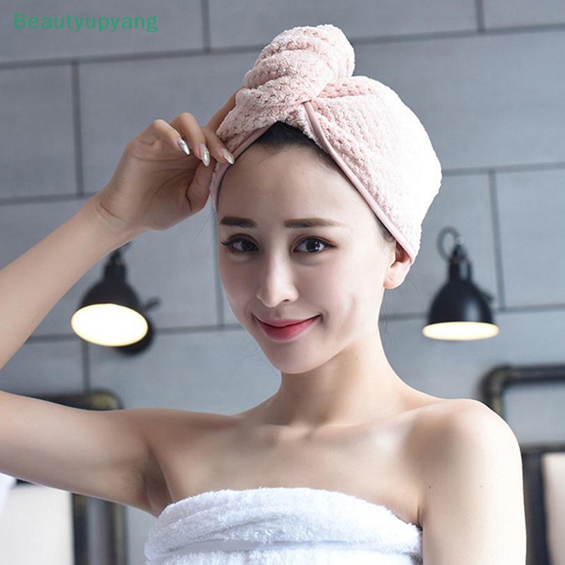 beautyupyang-ผ้าขนหนูไมโครไฟเบอร์-แบบแห้งเร็ว-สําหรับเช็ดผม-ห้องน้ํา