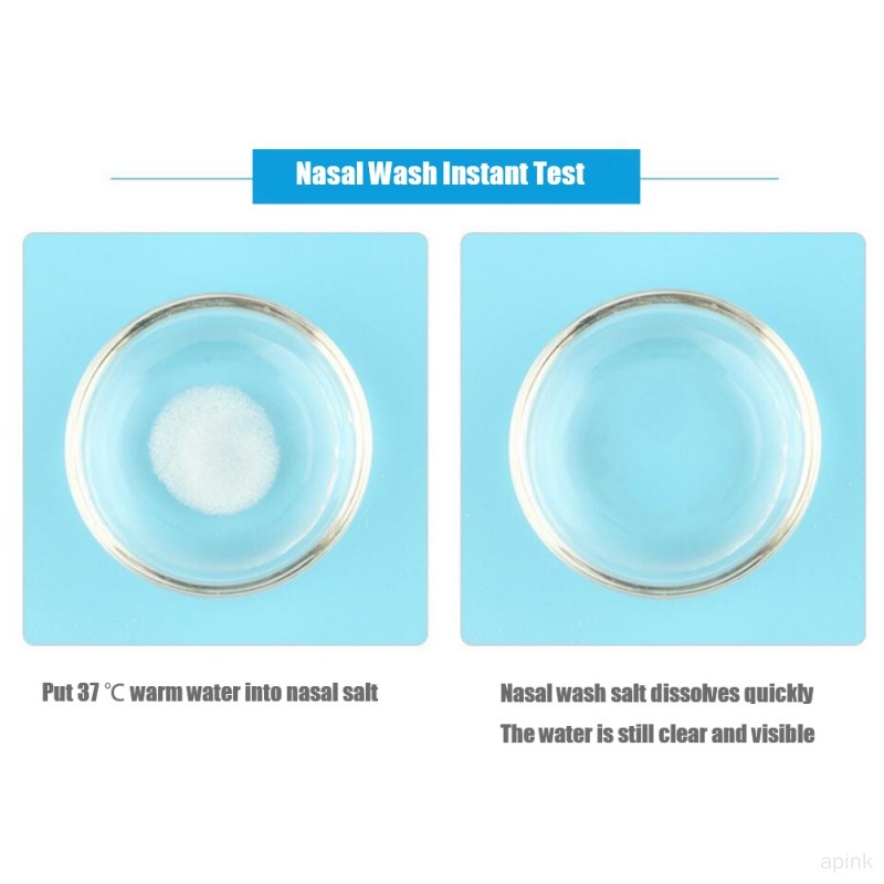 อุปกรณ์ทําความสะอาดจมูก-เกลือ-ภูมิแพ้-บรรเทาอาการปวดจมูก-40-ชิ้น