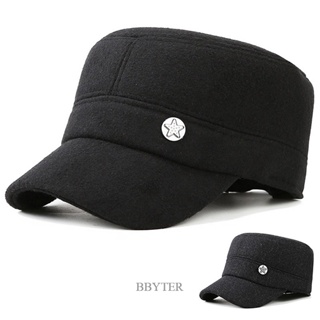 Bbyter ใหม่ หมวกเบสบอล แบบหนา อบอุ่น แฟชั่นฤดูใบไม้ร่วง ฤดูหนาว สําหรับผู้ชาย