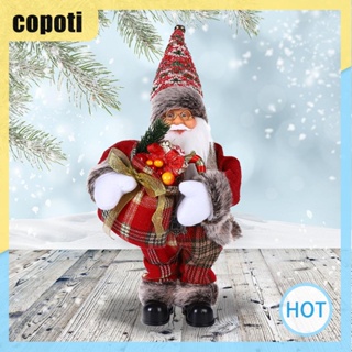 Copoti ตุ๊กตาซานตาคลอสไฟฟ้า 30 ซม. สําหรับตกแต่งบ้าน คริสต์มาส