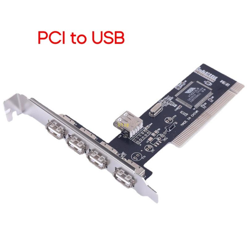 btsg-บอร์ดควบคุมขยาย-pci-ภายใน-สําหรับ-4-usb-2-0-พอร์ต-480mbps