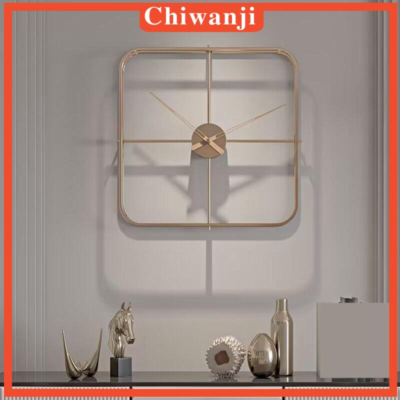 chiwanji-นาฬิกาแขวนผนัง-กรอบเหล็ก-สไตล์โบราณ-สําหรับตกแต่งบ้าน-ห้องน้ํา