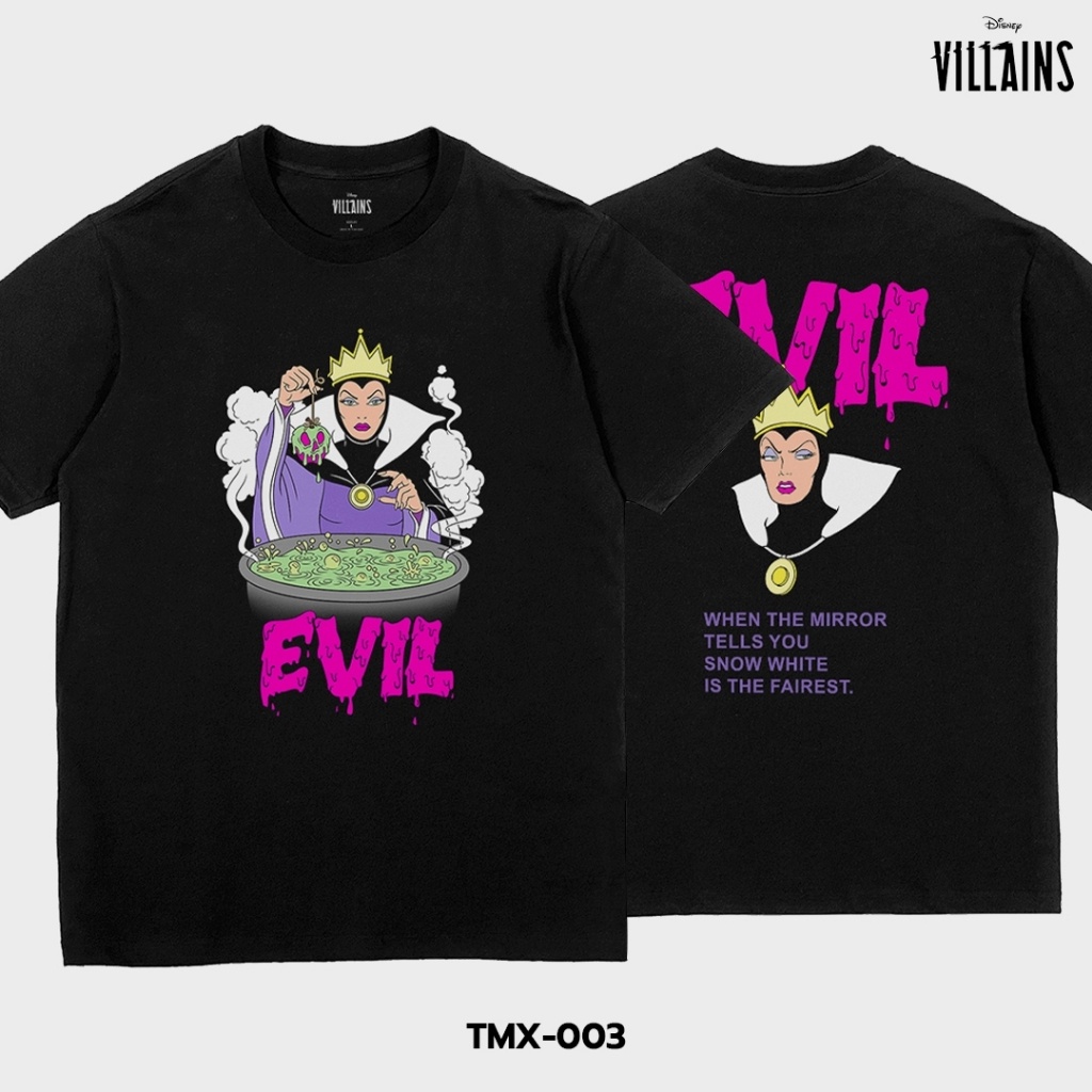 เสื้อยืดการ์ตูน-villains-ลิขสิทธิ์แท้-disney-tmx-003