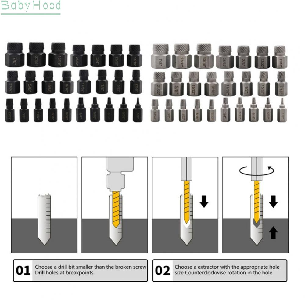 big-discounts-25pcs-screw-extractor-set-damaged-broken-bolt-screw-extractor-hex-head-extractor-bbhood