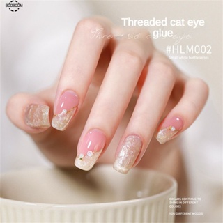 Kasi Threaded Cats Eye Nail Polish 2023 New Mother-of-pearl Aurora Magic Color Nail Glue booboom