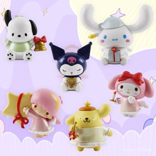 ตุ๊กตา Cinnamon Dog Melody Kuromi Mystery Box สําหรับตกแต่งเค้กวันเกิด รถยนต์ diy
