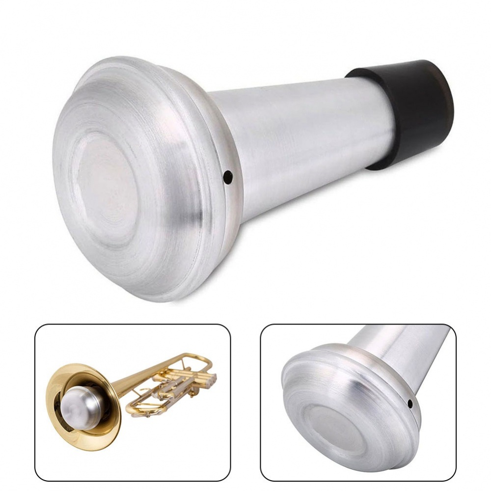 new-arrival-trumpet-mute-aluminum-compact-trumpet-practice-tool-trumpet-metal-mute