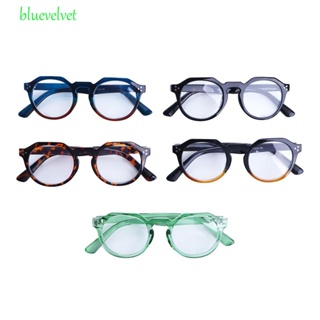 Bluevelvet แว่นตา ป้องกันแสงสีฟ้า สไตล์วินเทจ แฟชั่น PC