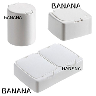 Banana1 กล่องเก็บของ พลาสติก ตารางคู่ สําลีก้าน กล่อง มีประโยชน์ ป๊อป หน้าต่าง ประเภทออแกไนเซอร์ เครื่องประดับผม ชั้นเรียน