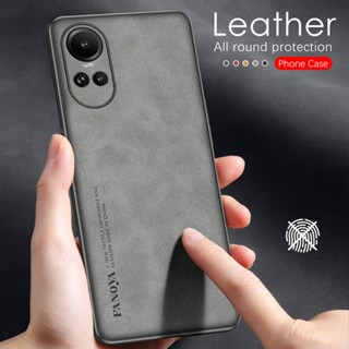 เคสโทรศัพท์หนังแกะนิ่ม กันกระแทก กันรอยกล้อง หรูหรา สําหรับ Oppo Reno10 Pro 5G Reno10 Appo Reno 10 Pro+ Reno10Pro Plus 10Pro 5G