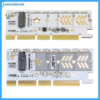 อะแดปเตอร์การ์ดขยาย EV SSD PCIE M-key M 2 NVME SSD PCIE LED PCIE 4 0 X16