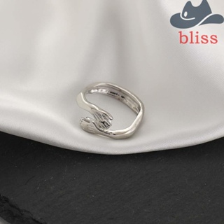 Bliss แหวนแฟชั่น รูปหนาม ปรับได้ สําหรับคู่รัก