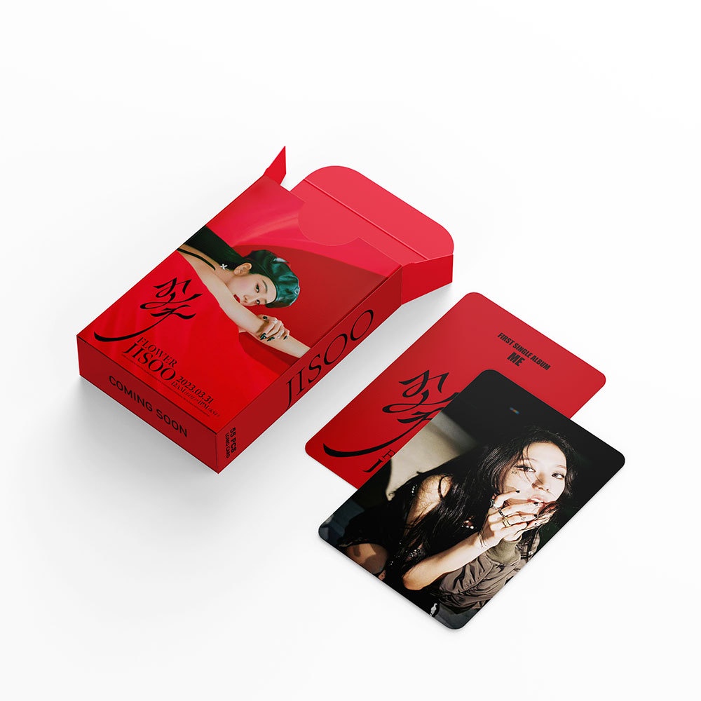 โปสเตอร์-อัลบั้มรูปภาพ-blackpink-star-merchandise-jisoo-kim-ji-soo-lomo-card-solo-55-ชิ้น