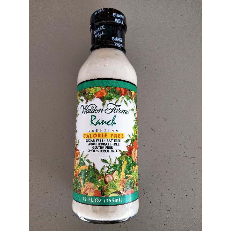 🔥 Walden Farms Ranch Dressing Calorie Free น้ำสลัด 355ml 🔥 | Shopee ...