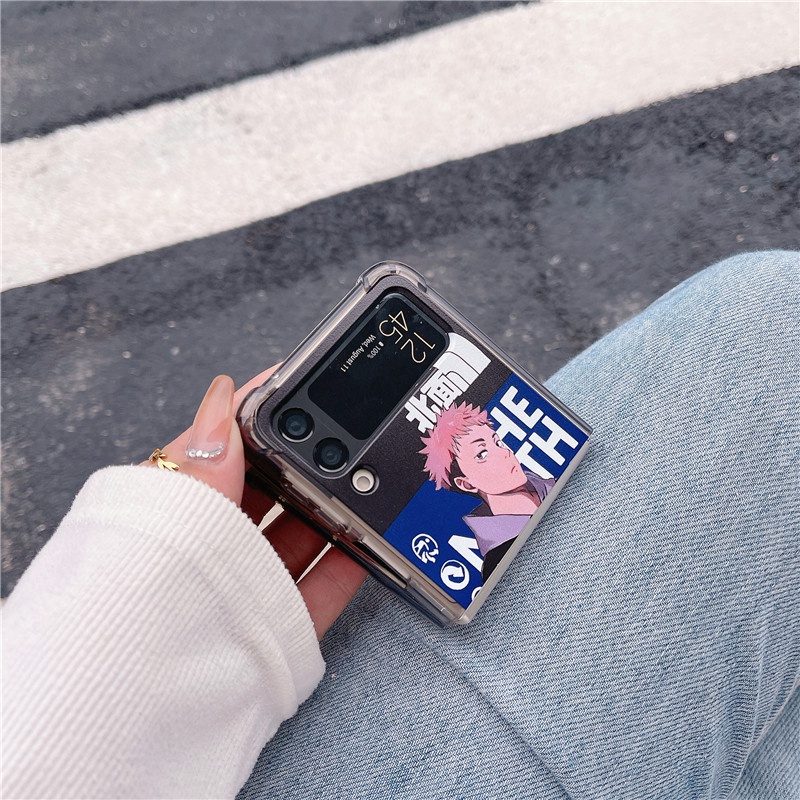 เคสโทรศัพท์มือถือแบบนิ่ม-กันกระแทก-ลายการ์ตูน-jujutsu-kaisen-น่ารัก-สําหรับ-samsung-galaxy-z-flip-4-5g-z-flip-3