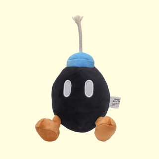 ((พร้อมแท็ก) ตุ๊กตา Super Mario Black Mine ขนาดเล็ก สีดํา ของเล่นสําหรับเด็ก