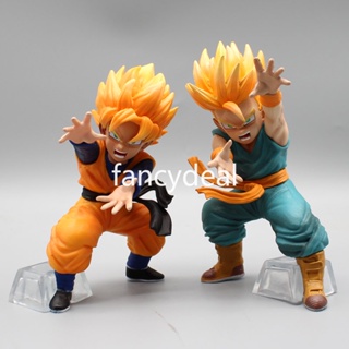 โมเดลฟิกเกอร์ PVC รูปปั้นอนิเมะ Dragon Ball Z Son Goten Trunks ขนาด 15 ซม. เหมาะกับของขวัญ ของเล่นสะสม สําหรับตกแต่งห้อง