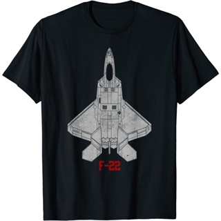 QZเสื้อยืด พิมพ์ลายเครื่องบินทหาร F-22 Pilot อเนกประสงค์ เหมาะกับฤดูร้อน สําหรับผู้ชาย