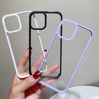 เคสโทรศัพท์มือถืออะคริลิค ลาย Two-in-One สําหรับ Apple iPhone13 14 สี