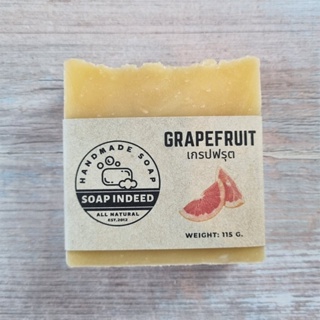 Grapefruit Natural Handmade Soap สบู่ธรรมชาติกลิ่นเกรปฟรุต