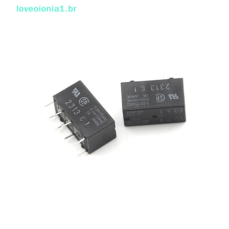 loveoionia1-รีเลย์สัญญาณต่ํา-g5v-2-dc-5v-2a-dpdt-8pin-pcb-5-ชิ้น