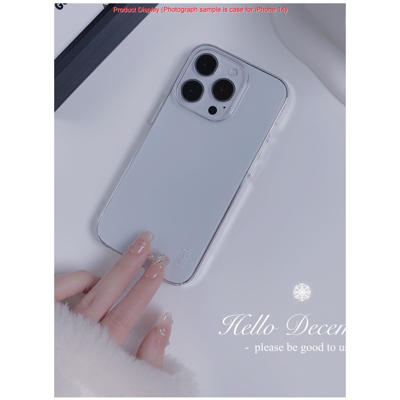ของแท้-imak-เคสโทรศัพท์มือถือ-pc-แข็ง-แบบพลาสติกใส-up-down-สําหรับ-vivo-x-flip-5g-v2256a
