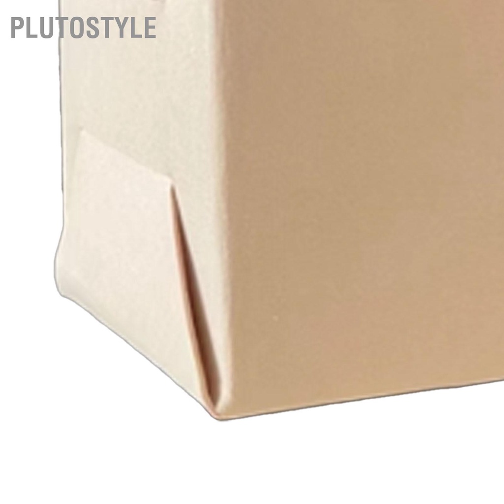 plutostyle-ตะกร้าเก็บของสักหลาดพร้อมที่จับพับได้ซักอบรีดขนมของเล่นเสื้อผ้าถังสำหรับเดสก์ท็อปบ้านลายหมี