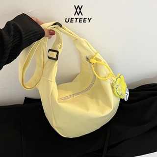 UETEEY คาดเอว สะพายข้าง unisex ถุงเกี๊ยวสีทึบ  ลำลอง อินเทรนสุดๆ อเนกประสงค์และเรียบง่าย MAY2003