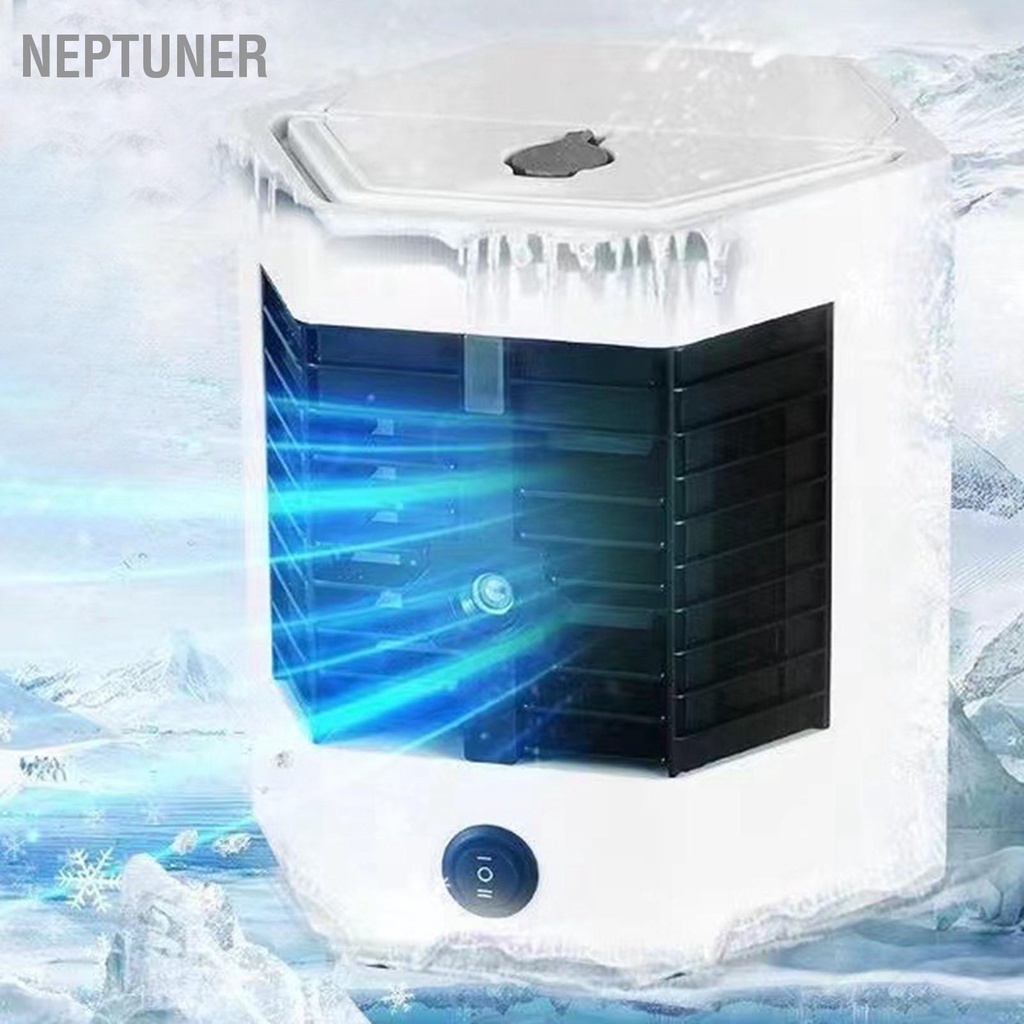 neptuner-mini-air-cooler-เครื่องปรับอากาศแบบพกพาความชื้นส่วนบุคคลพัดลมไอเย็นอากาศเย็นสำหรับโต๊ะทำงานในห้องนอน