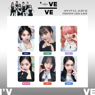 โปสการ์ดโลโม่ Kpop IVE Photocards แบบพิเศษ สําหรับสะสม 6 ชิ้น ต่อชุด