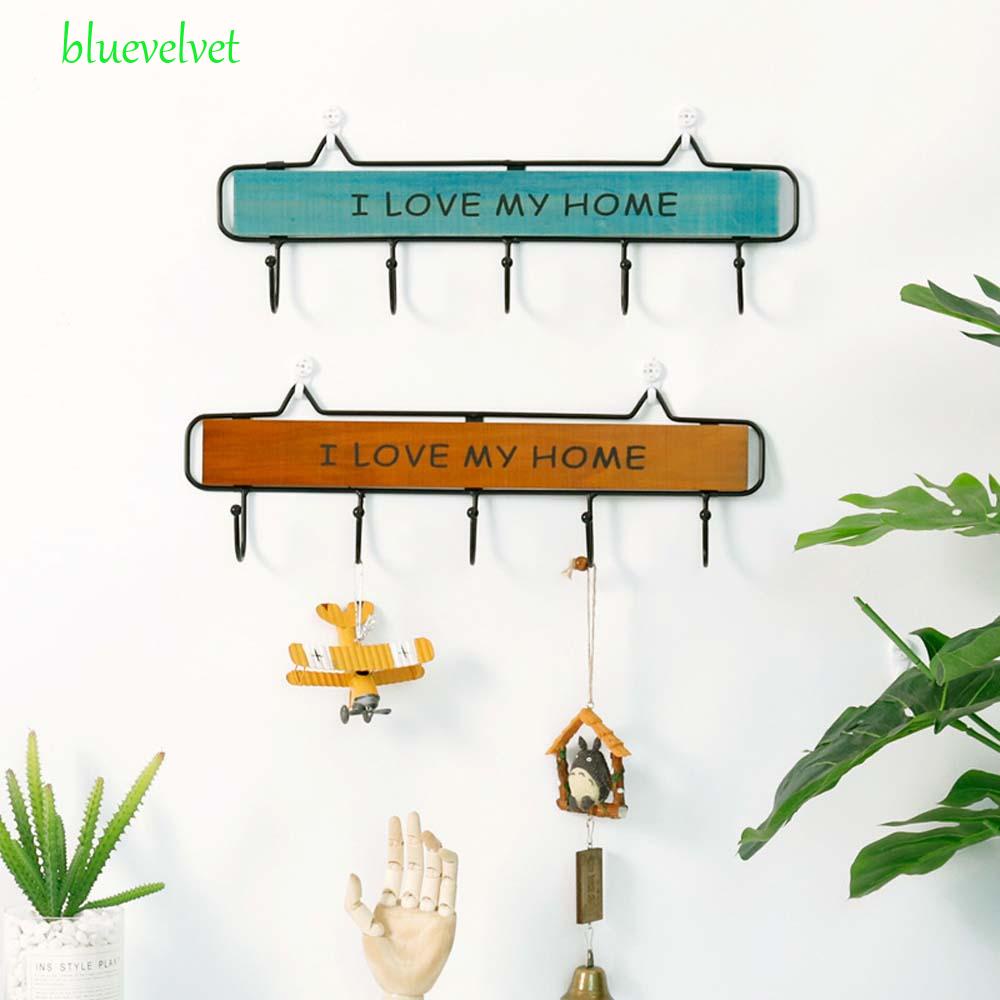 bluevelvet-ตะขอไม้-4-ตะขอ-สําหรับแขวนเสื้อผ้า-หมวก-ห้องนอน