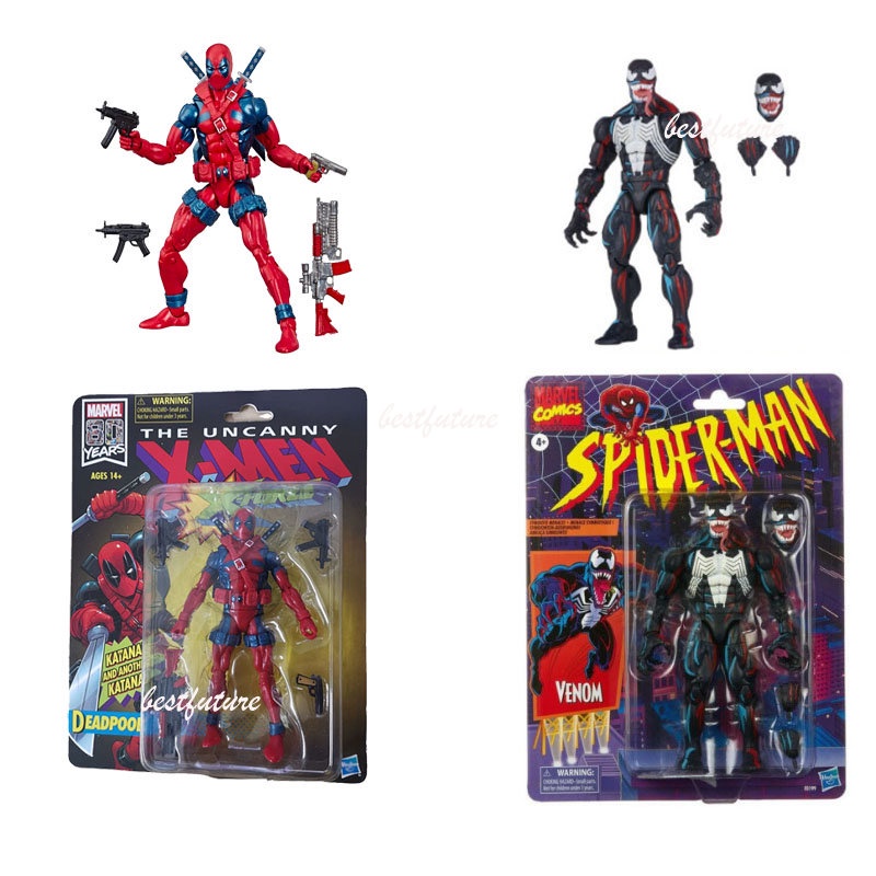 โมเดลฟิกเกอร์-marvel-legends-symbiote-spiderman-the-uncanny-deadpool-venom-avengers-ของเล่นสําหรับเด็ก