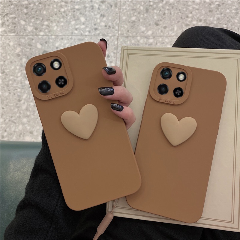 ins-เคสโทรศัพท์มือถือ-ลายหัวใจ-3d-สําหรับ-itel-s23