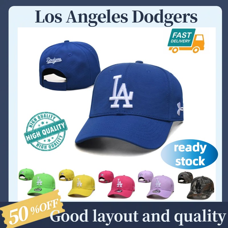 los-angeles-dodgers-หมวกเบสบอล-หมวกฮิปฮอป-สีคลาสสิก-หมวกโค้ง-ปรับได้-ผู้ชายและผู้หญิง-หมวกปีนเขากลางแจ้ง