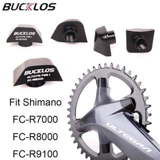 Bucklos น็อตสกรูจานหน้า CNC 7075AL สําหรับ FC-R7000 FC-R8000 RC-R9100 Fit105 Ultegra DURA-ACE
