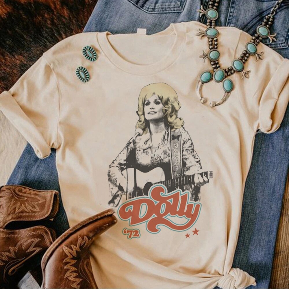 เสื้อยืด-พิมพ์ลายกราฟิกการ์ตูนอนิเมะ-dolly-parton-y2k-สไตล์ญี่ปุ่น-สําหรับผู้หญิง