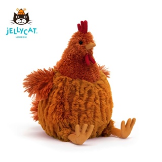 UK Jellycat ตุ๊กตาสัตว์ น่ากอด ของเล่น ตุ๊กตาไก่อ้วน นุ่ม ตุ๊กตายัดไส้ ตุ๊กตาสัตว์ สําหรับเด็กผู้หญิง เด็กผู้ชาย ตกแต่งบ้าน ธีมสัตว์ เครื่องประดับปาร์ตี้