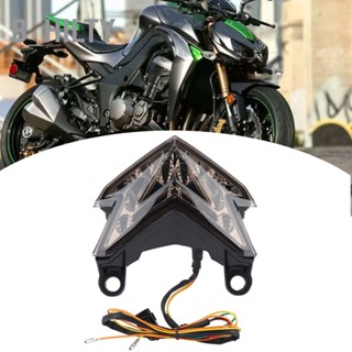 B_HILTY รถจักรยานยนต์ LED ไฟท้ายไฟเบรคเลี้ยวไฟท้ายสำหรับ Kawasaki Z800 2013 2014