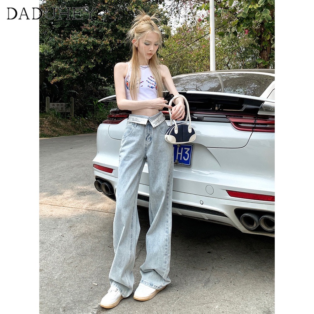 daduhey-womens-summer-blue-thin-straight-pants-new-jeans-loose-slimming-mopping-casual-wide-leg-jeans