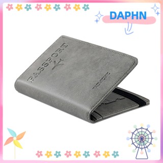 Daphs ซองใส่หนังสือเดินทาง หนัง PU บางมาก มีซิป อเนกประสงค์ แบบพกพา