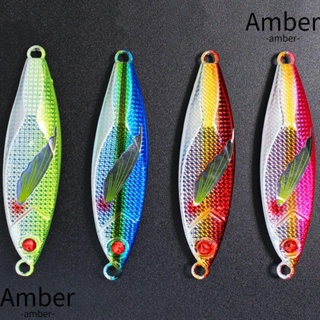 Amber เหยื่อตกปลาโลหะ 40 กรัม 60 กรัม 80 กรัม 100 กรัม