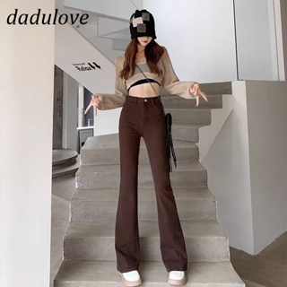 DaDulove💕 New American Ins High Street Retro Micro Flared Jeans Niche Stretch Wide Leg Pants Large Size Trousers