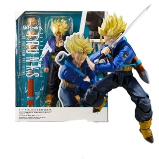 โมเดลฟิกเกอร์ อนิเมะ Dragon Ball Z Trunks S.H.Figuarts Shf Super Saiyan Future Boy ของเล่นสําหรับเด็ก