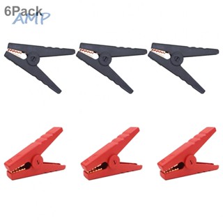 ⚡NEW 8⚡Cable Connectors 12V-24V 6PCS Alligator Clips Copper Jumper Cable Clips