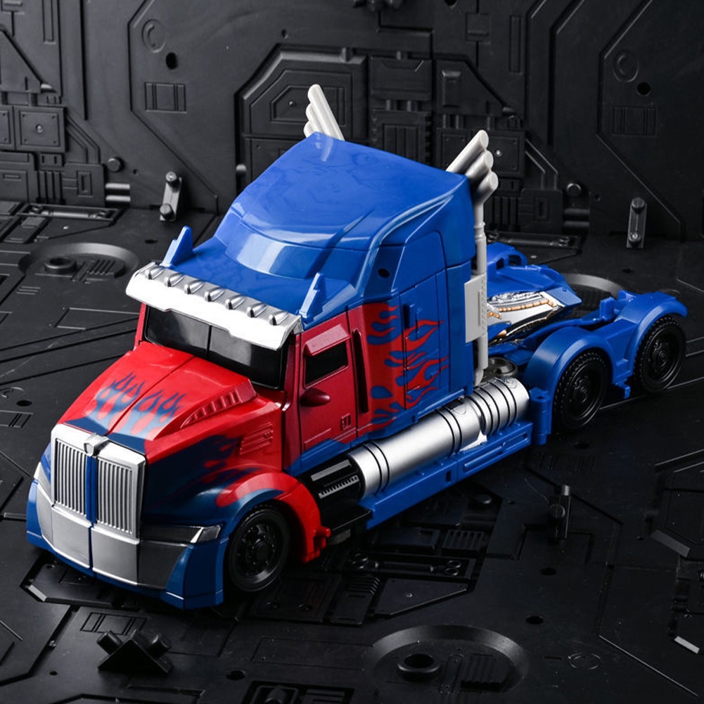 หุ่นยนต์แปลงร่าง-ทรานฟอร์เมอร์-22ซม-ของเล่นหุ่นยนต์-morphing-optimus-prime-ของเล่นโมเดล