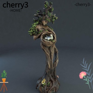 Cherry3 รูปปั้นพระเจ้าป่าเรซิ่น สําหรับตกแต่งสวน