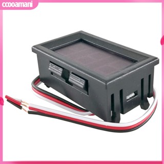 Ccooamani|  เครื่องทดสอบแรงดันไฟฟ้า โวลต์มิเตอร์ แผงดิจิทัล LED DC 45V-30V ขนาดเล็ก 056 นิ้ว